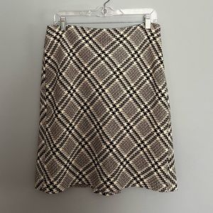 Ann Taylor Plaid Pencil Skirt